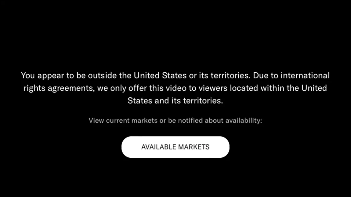 国際的な権利契約により、この動画は米国内でのみ提供しています。